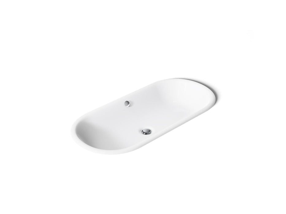 KOHLER K-20213 Iron Plains 33" oval drop-in/undermount bathroom sink