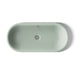 KOHLER K-20213-PAG Iron Plains 33" oval drop-in / undermount / vessel bathroom sink, aspen exterior with aspen interior