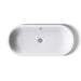 KOHLER K-20213-W Iron Plains 33" oval drop-in/undermount/vessel bathroom sink with White painted underside - view 2