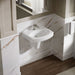 KOHLER K-2035-1 Pinoir 22" Oval Wall-mount Bathroom Sink, White - image focused on single product story