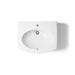 KOHLER K-2035-1 Pinoir 22" Oval Wall-mount Bathroom Sink, White - top view of product