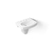 KOHLER K-2035-8 Pinoir 22" oval wall-mount bathroom sink, white