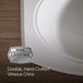 KOHLER K-2035-8 Pinoir 22" oval wall-mount bathroom sink, white - view 2