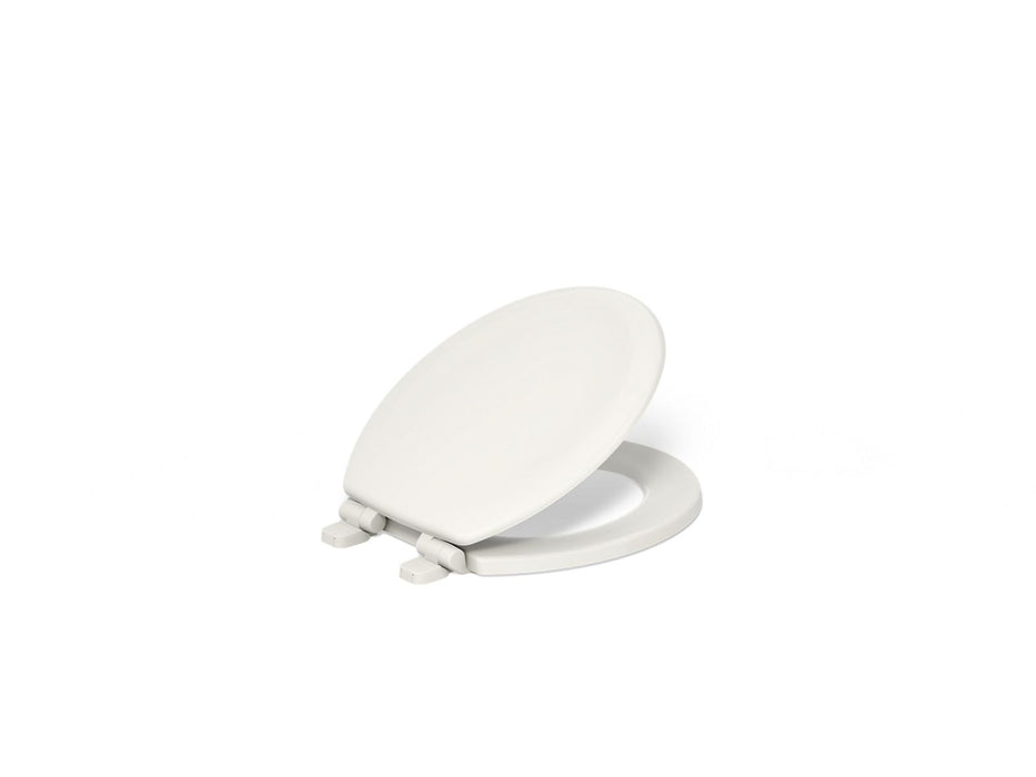 KOHLER K-20467 Stonewood Quiet-Close round-front toilet seat, biscuit