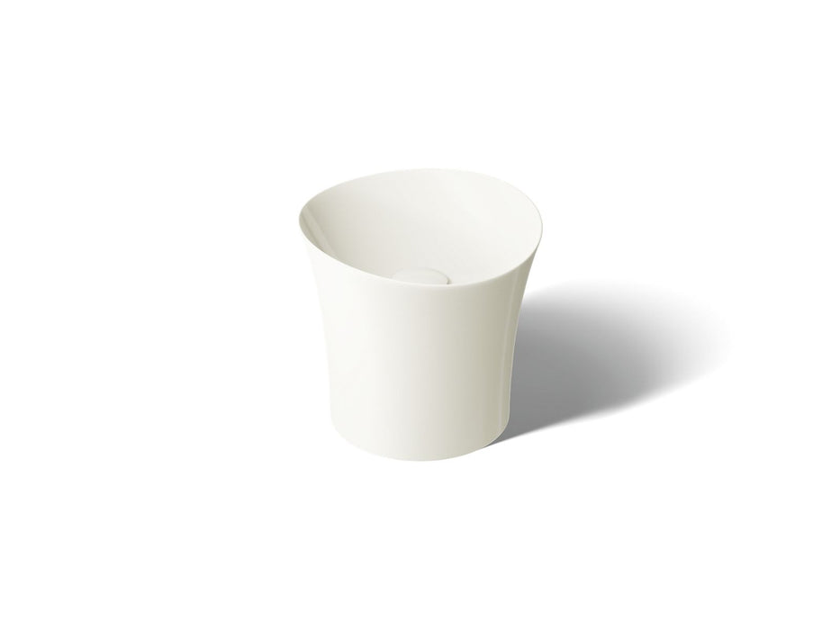 KOHLER K-20703-N Veil 16" round vessel bathroom sink or pedestal sink basin, no overflow, biscuit