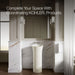 KOHLER K-20703-N Veil 16" round vessel bathroom sink or pedestal sink basin, no overflow, biscuit - view 2
