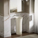 KOHLER K-20703-N Veil 16" round vessel bathroom sink or pedestal sink basin, no overflow, biscuit - view 5