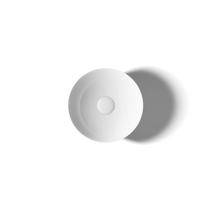 KOHLER K-20703-N Veil 16" round vessel bathroom sink or pedestal sink basin, no overflow, white - view 4