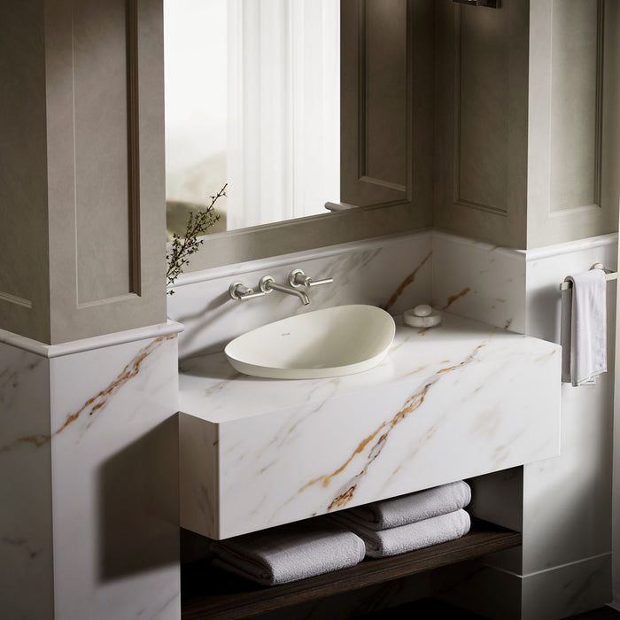 KOHLER K-20704-N Veil 21" oval vessel bathroom sink, no overflow