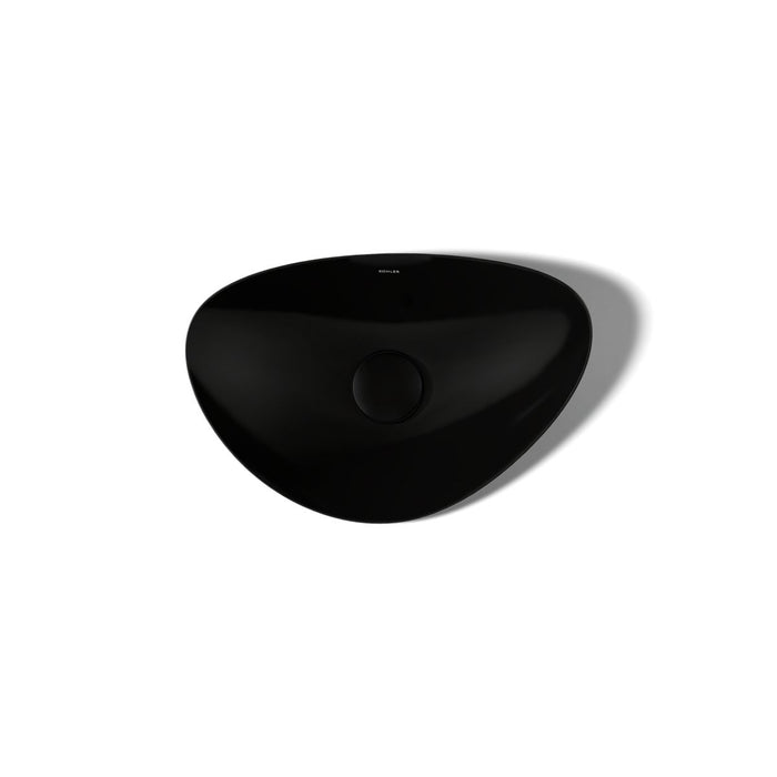 KOHLER K-20704-N Veil 21" oval vessel bathroom sink, no overflow