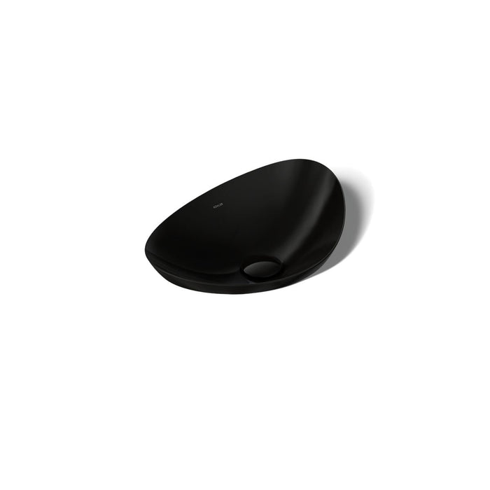 KOHLER K-20704-N Veil 21" oval vessel bathroom sink, no overflow