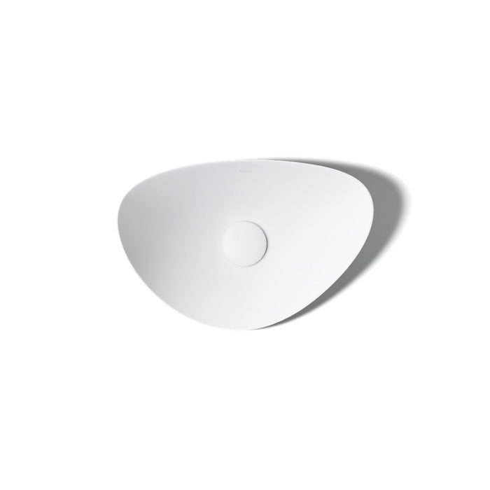 KOHLER K-20704-N Veil 21" oval vessel bathroom sink, no overflow