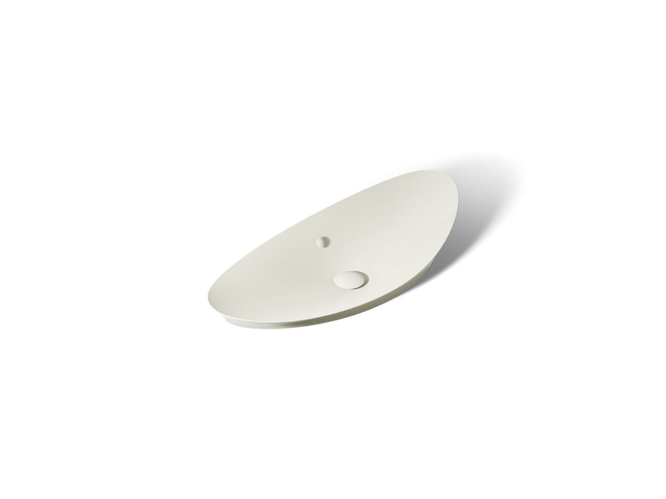 KOHLER K-20705 Veil 38-1/2" oval vessel bathroom sink, biscuit