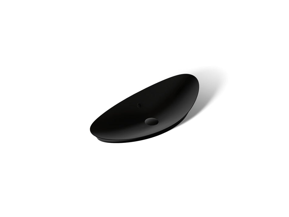 KOHLER K-20705 Veil 38-1/2" oval vessel bathroom sink, black black