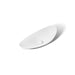 KOHLER K-20705-N Veil 38-1/2" oval vessel bathroom sink, no overflow, white