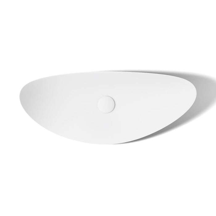 KOHLER K-20705-N Veil 38-1/2" oval vessel bathroom sink, no overflow, white - view 2