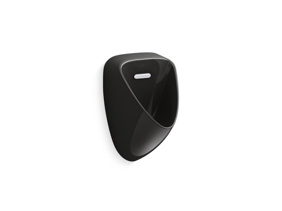 KOHLER K-20713-ER Tend Contemporary washout urinal with rear spud, black black