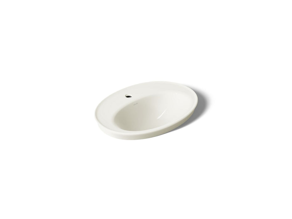KOHLER K-2075-1 Serif 22-1/4" oval drop-in bathroom sink