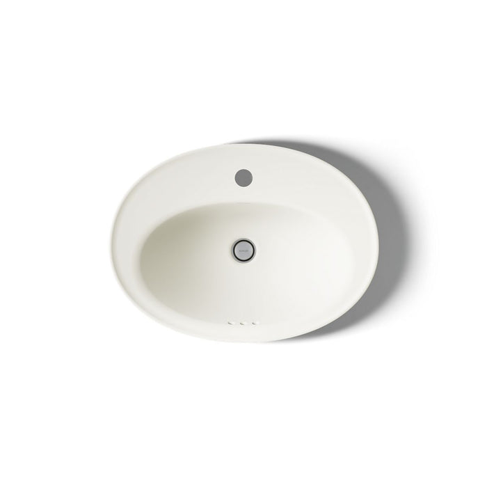 KOHLER K-2075-1 Serif 22-1/4" oval drop-in bathroom sink