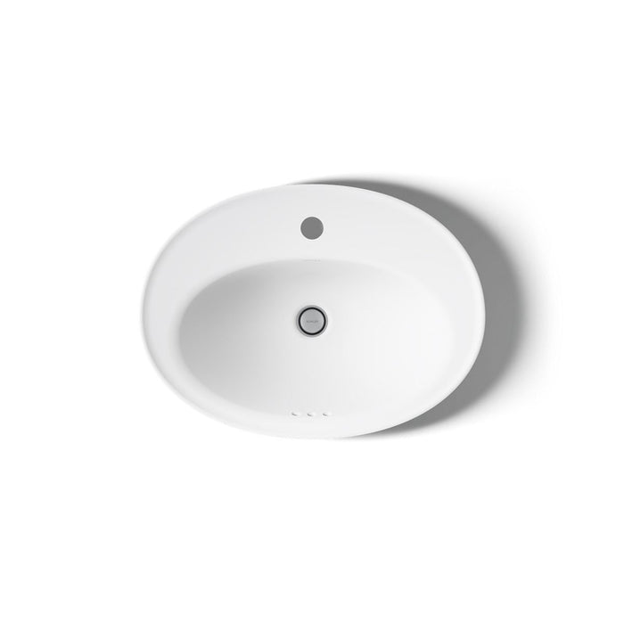KOHLER K-2075-1 Serif 22-1/4" oval drop-in bathroom sink