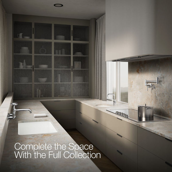 KOHLER K-20902-4 Clearwater Kitchen sink faucet, polished chrome - view 2