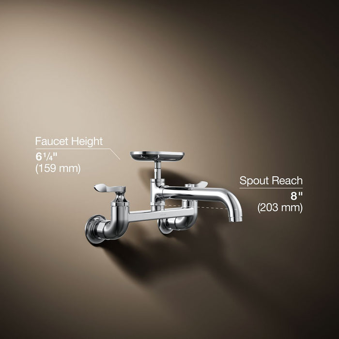 KOHLER K-20902-4 Clearwater Kitchen sink faucet, polished chrome - view 4