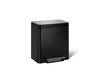 KOHLER K-20942 8-gallon stainless steel step trash can, black stainless