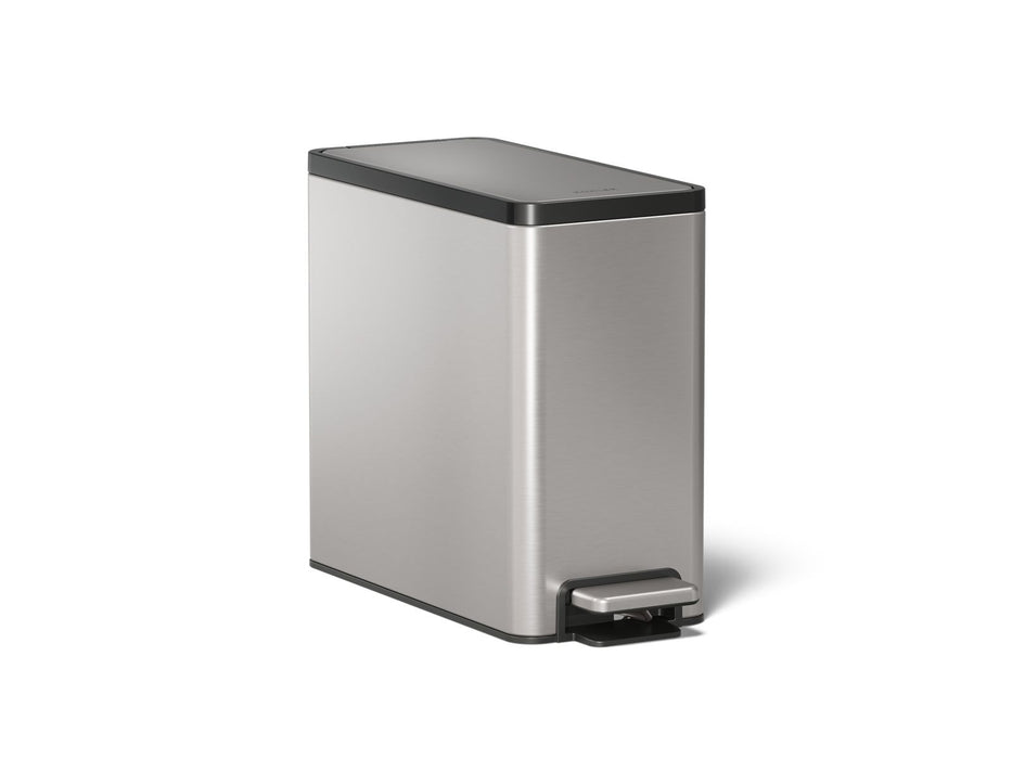 KOHLER K-20957 2.5-gallon slim step trash can
