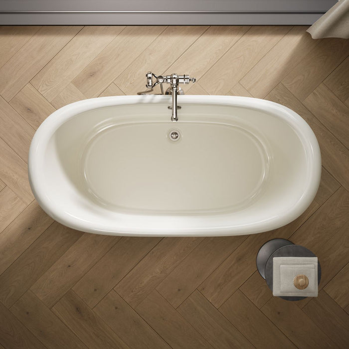KOHLER K-21000-B Artifacts 66-1/4" x 32-1/2" freestanding bath, biscuit - view 5