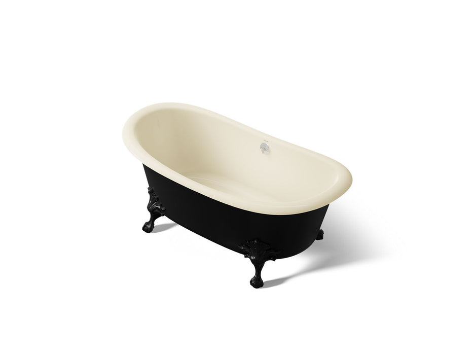 KOHLER K-21000-P5 Artifacts 66-1/4" x 32-1/2" freestanding bath, biscuit