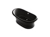 KOHLER K-21000-P5 Artifacts 66-1/4" x 32-1/2" freestanding bath, black black - view 2