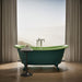 KOHLER K-21000-PAT Artifacts 66-1/8" x 32-1/2" freestanding bath, teal exterior with fresh green interior - view 5