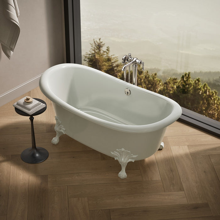 KOHLER K-21000-PDE Artifacts 66-1/8" x 32-1/2" freestanding bath, dune - view 3