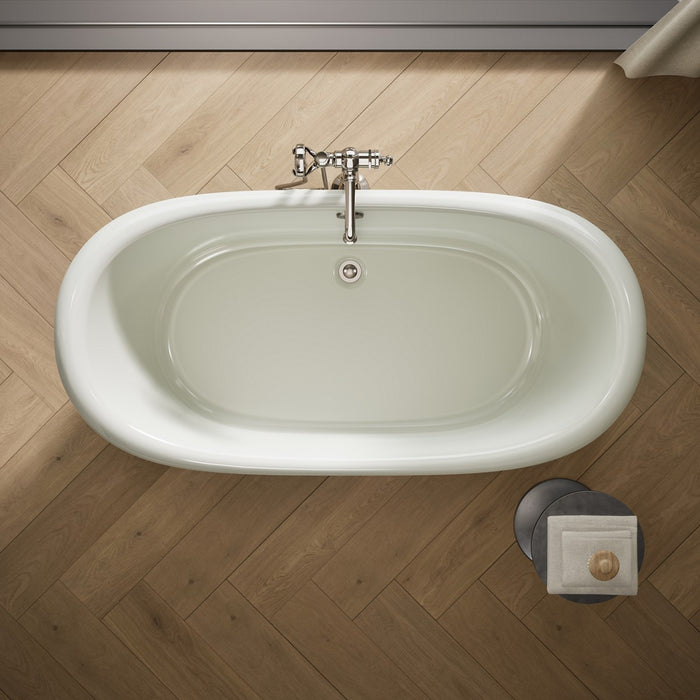 KOHLER K-21000-PDE Artifacts 66-1/8" x 32-1/2" freestanding bath, dune - view 5