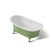 KOHLER K-21000-PFG Artifacts 66-1/8" x 32-1/2" freestanding bath, fresh green exterior with white interior
