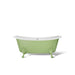 KOHLER K-21000-PFG Artifacts 66-1/8" x 32-1/2" freestanding bath, fresh green exterior with white interior - view 4