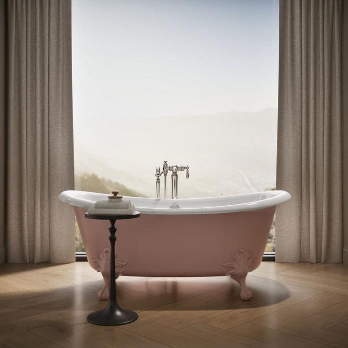 KOHLER K-21000-PPB Artifacts 66-1/8" x 32-1/2" freestanding bath, 150th peachblow - view 5