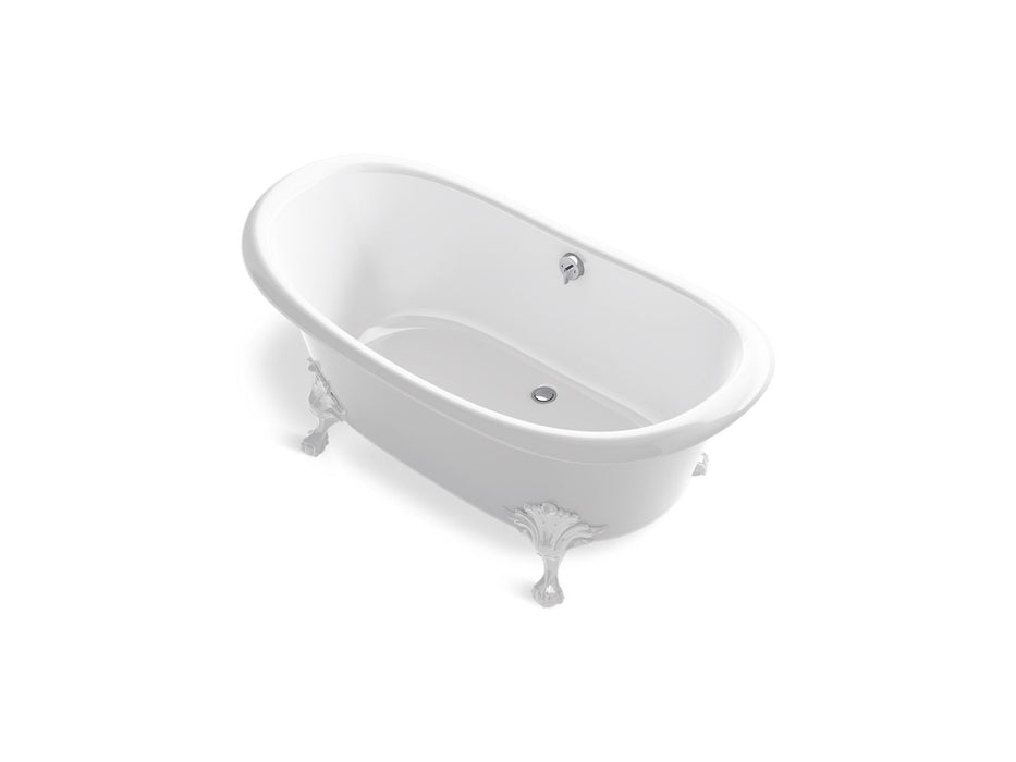 KOHLER K-21000-W Artifacts 66-1/4" x 32-1/2" freestanding bath, white - view 2