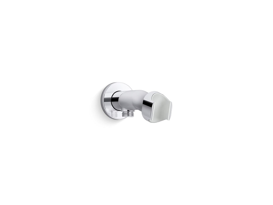KOHLER K-21051 Statement Wall-mount handshower holder and supply elbow, polished chrome