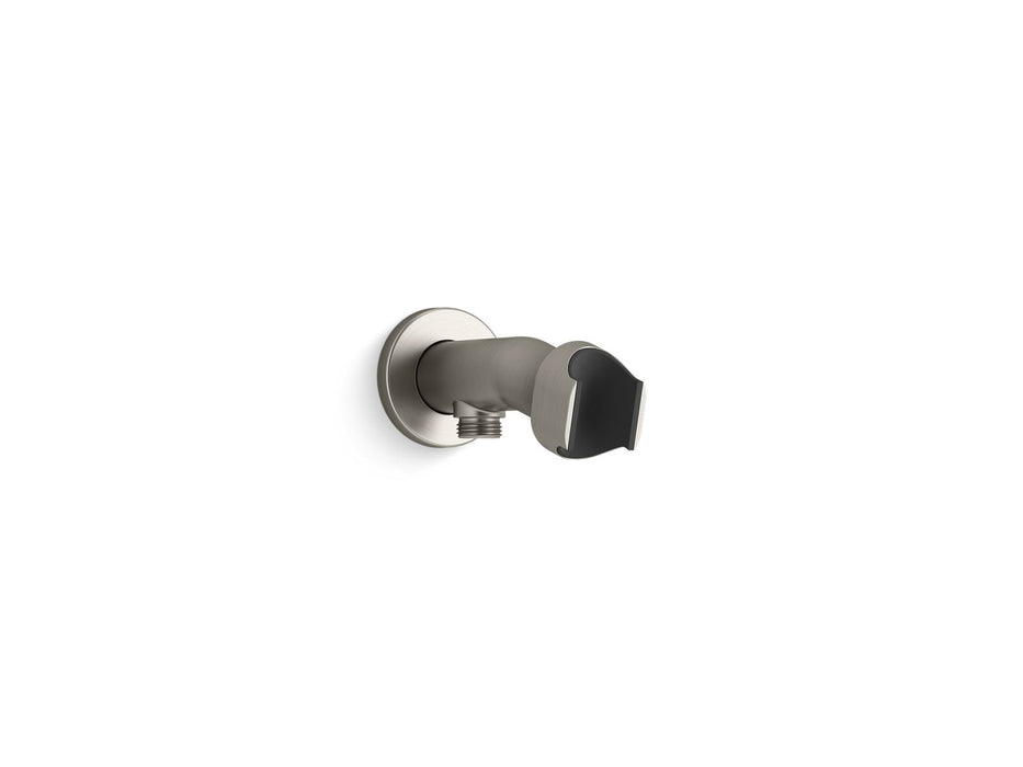 KOHLER K-21051 Statement Wall-mount handshower holder and supply elbow, vibrant brushed nickel