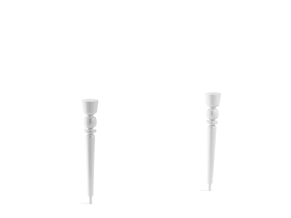 KOHLER K-21105 Farmstead Transitional legs, white