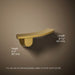 KOHLER K-21261-R Betello Right-hand trip lever, vibrant brushed moderne brass - view 5