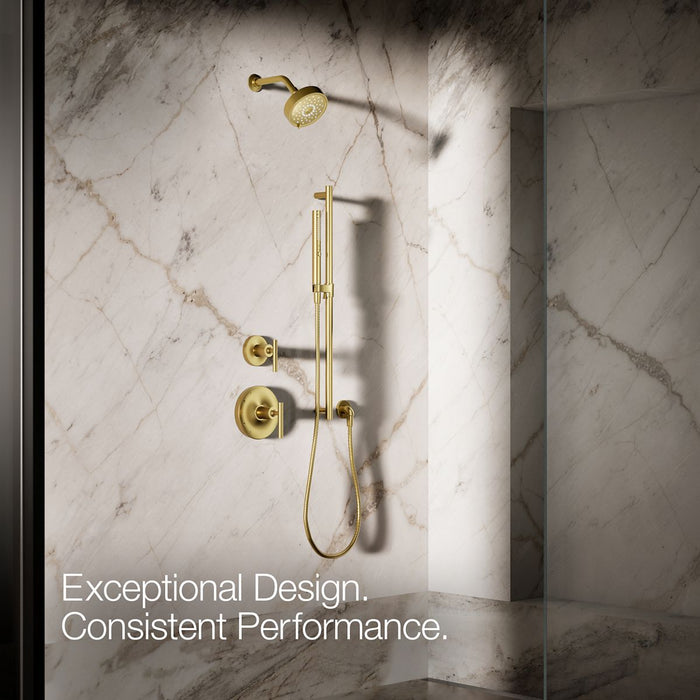 KOHLER K-21335-G Shift Round two-function handshower, 1.75 gpm