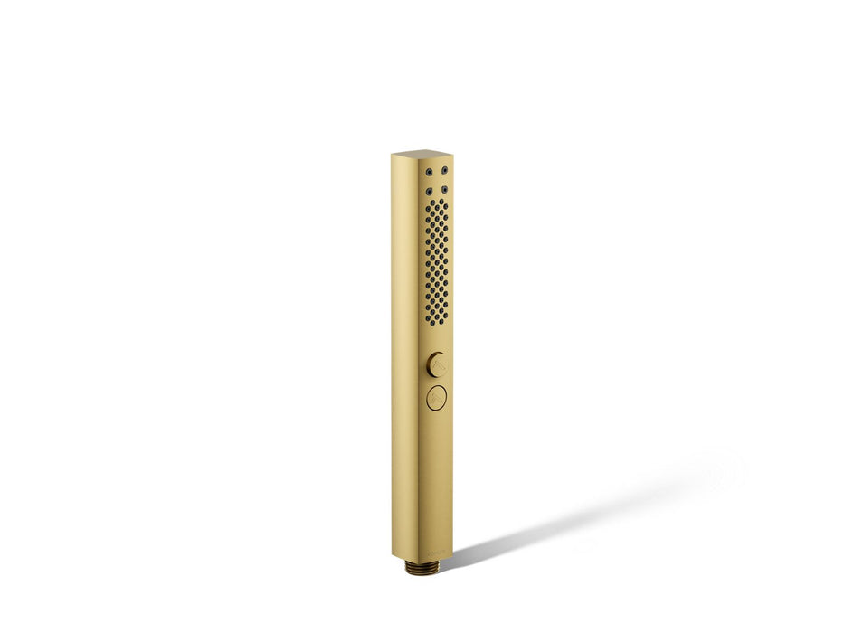 KOHLER K-21336-G Shift Square two-function handshower, 1.75 gpm, vibrant brushed moderne brass