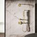 KOHLER K-21336-G Shift Square two-function handshower, 1.75 gpm, vibrant brushed moderne brass - view 3
