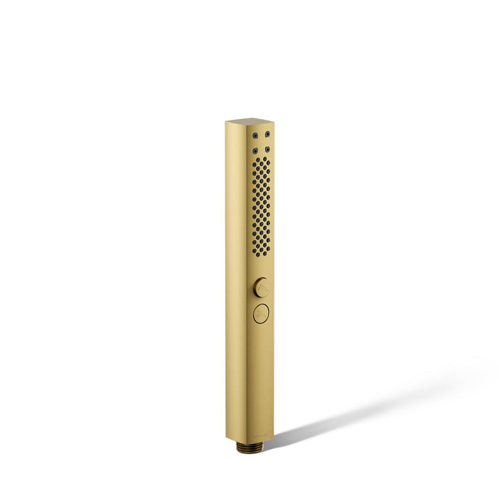 KOHLER K-21336-G Shift Square two-function handshower, 1.75 gpm, vibrant brushed moderne brass - view 4