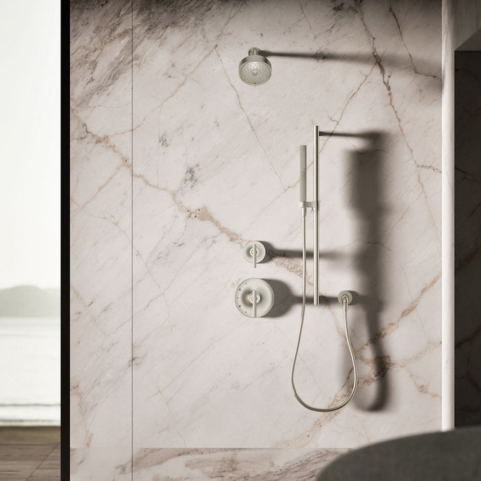 KOHLER K-21336-G Shift Square two-function handshower, 1.75 gpm, vibrant brushed nickel - view 3