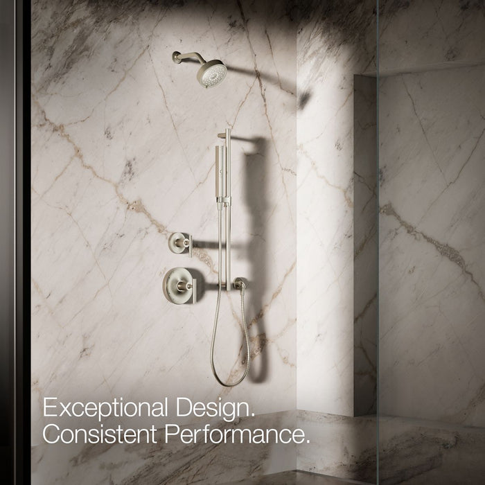 KOHLER K-21336-G Shift Square two-function handshower, 1.75 gpm, vibrant brushed nickel - view 5