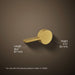 KOHLER K-21710-R Reach Right-hand trip lever, vibrant brushed moderne brass - view 5