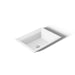 KOHLER K-21781-0 K-21781 Artifacts 21" Rectangular Drop-in Bathroom Sink, white